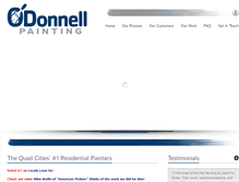 Tablet Screenshot of odonnellpainting.com